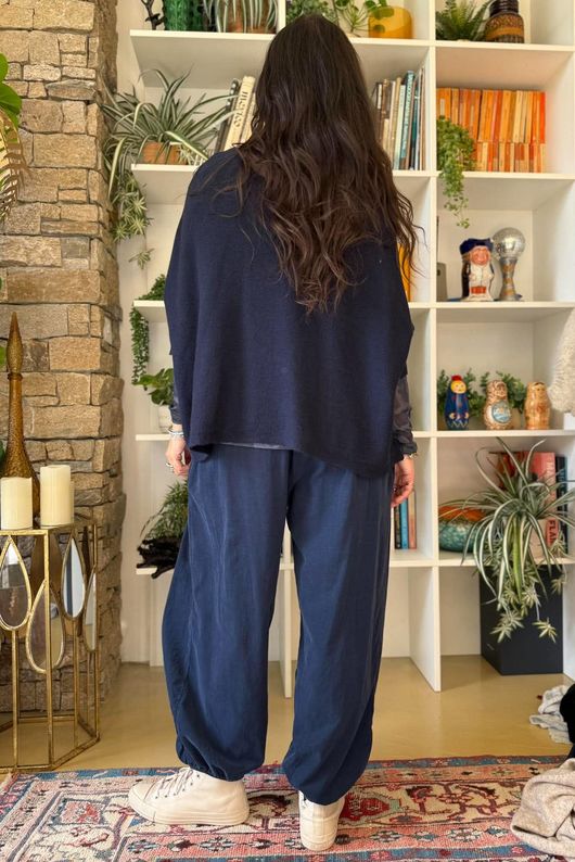 Basso Box Knit Navy